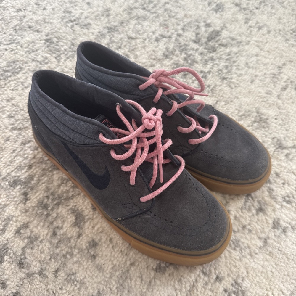 Nike SB Zoom Stefan Janoski Skate Shoes US 7 / 5Y Gray Pink ($192) Excellent - Picture 5 of 6